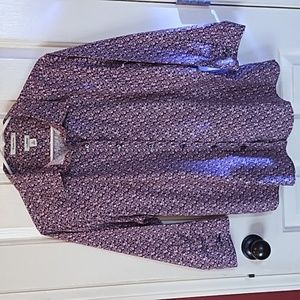 L.L. Bean 3/4 Long Sleeve Button Down Shirt
